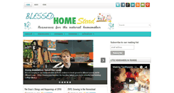 Desktop Screenshot of blessedhomestead.com
